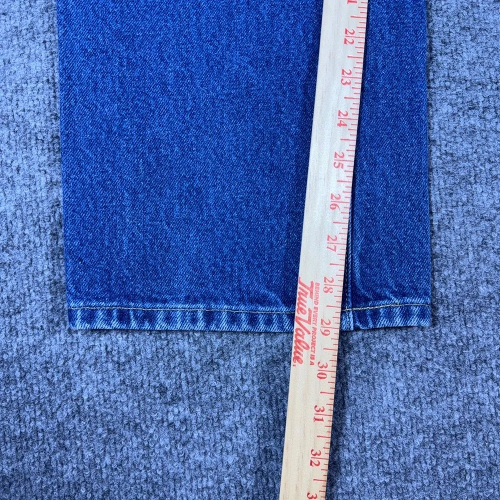 Carhartt Relaxed Fit Jeans Mens 34x30 Medium Wash Blue Denim Work Pants 381-83